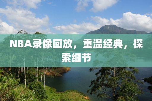 NBA录像回放,重温经典,探索细节