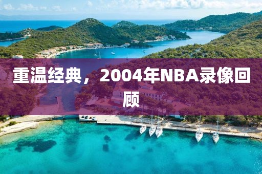 重温经典,2004年NBA录像回顾