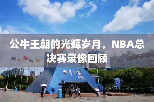 公牛王朝的光辉岁月,NBA总决赛录像回顾