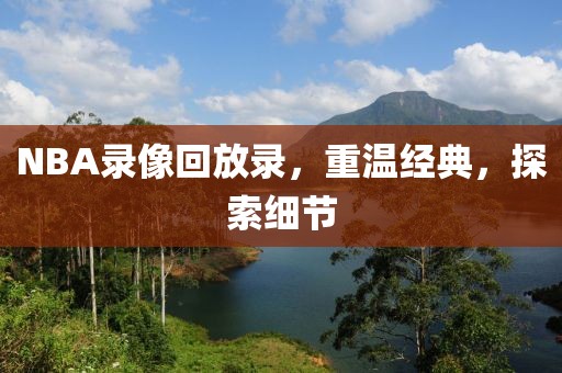 NBA录像回放录，重温经典，探索细节