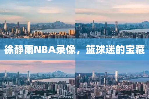 徐静雨NBA录像,篮球迷的宝藏