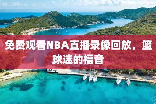 免费观看NBA直播录像回放,篮球迷的福音