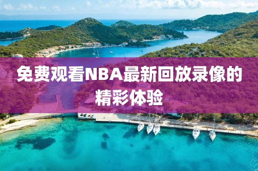 免费观看NBA最新回放录像的精彩体验