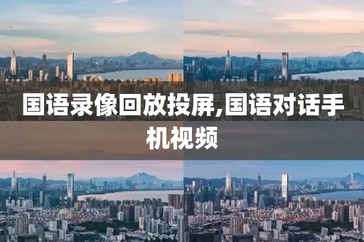 国语录像回放投屏,国语对话手机视频
