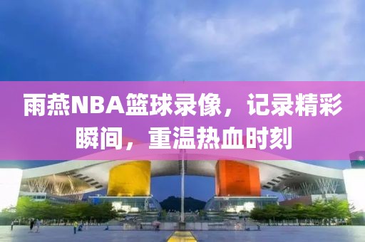 雨燕NBA篮球录像，记录精彩瞬间，重温热血时刻